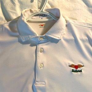 White B Draddy sport golf polo